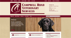 Desktop Screenshot of campbellroadvet.com